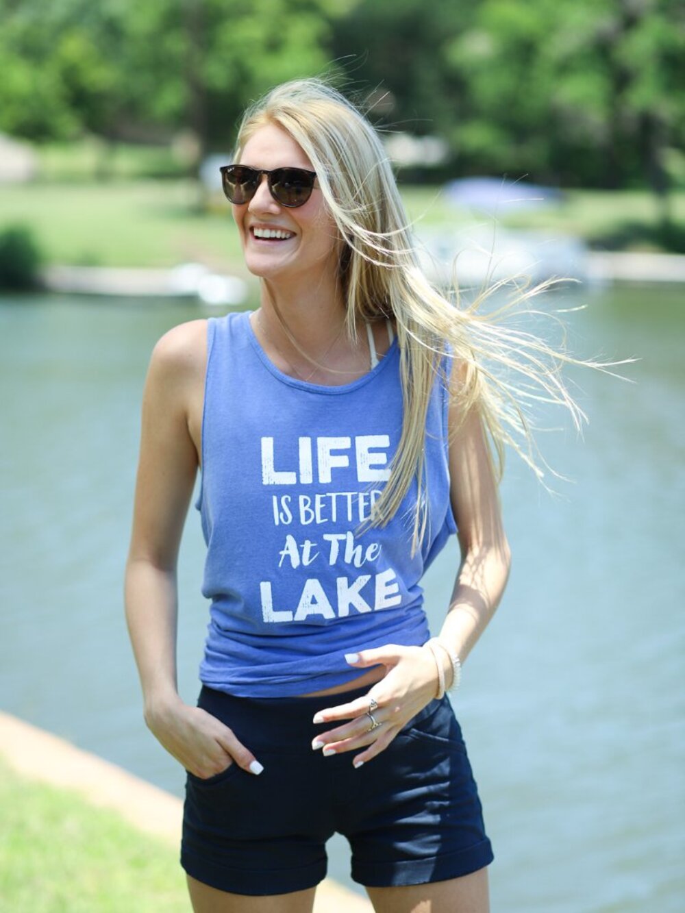 Comfort Colors LAKE LBJ Tank